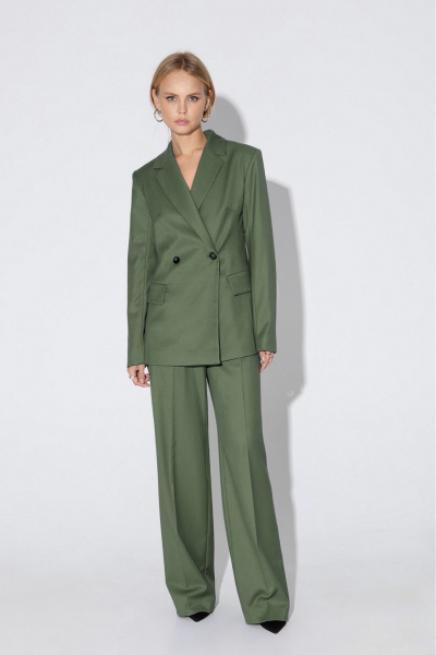 Брюки, жакет, жилет PiRS 5031 зеленый - фото 6