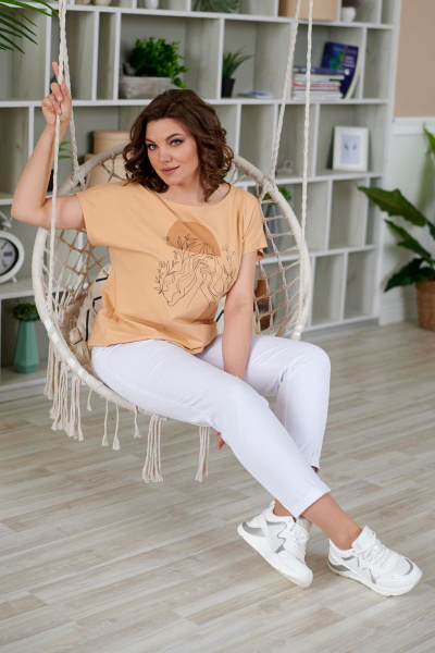 Футболка Rumoda 2021/4 абрикос - фото 6