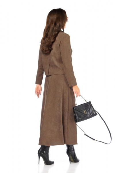 Жакет, юбка Taita plus 2531 капучино - фото 7