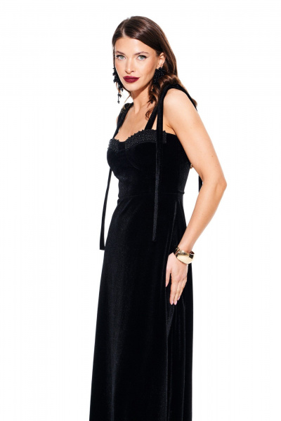 Платье ELLETTO 1110 черный - фото 6