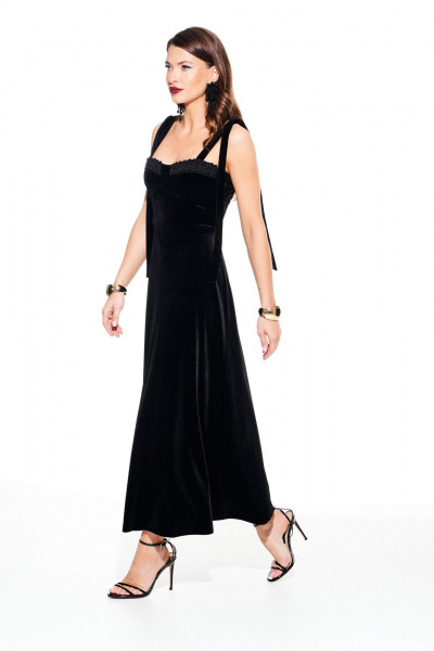 Платье ELLETTO 1110 черный - фото 5