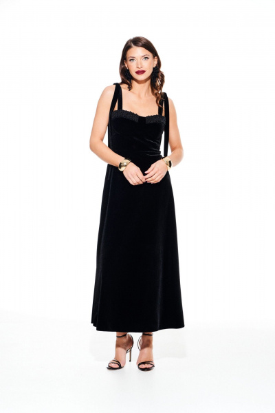 Платье ELLETTO 1110 черный - фото 1