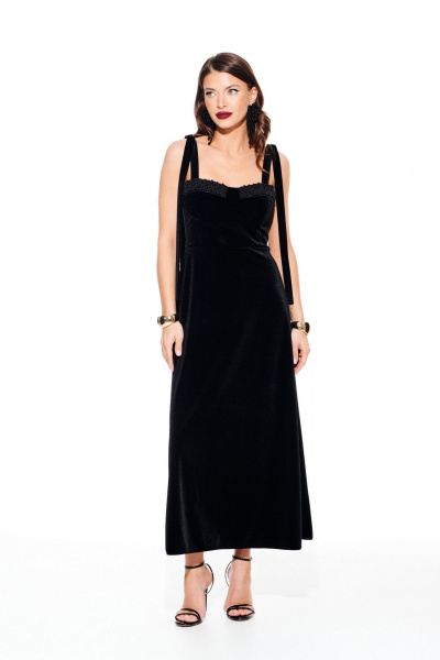 Платье ELLETTO 1110 черный - фото 3