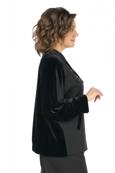 Брюки, жакет Alani Collection 2466 черный - фото 13