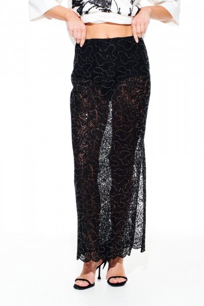 Юбка ELLETTO 2373 черный - фото 3