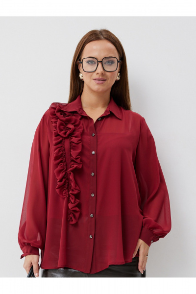 Блуза Condra 16300 бордовый - фото 1