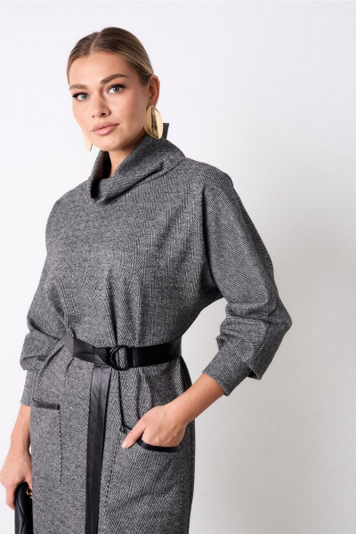 Платье AMUARt 1092 серый - фото 9