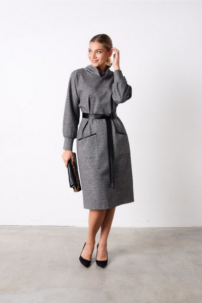 Платье AMUARt 1092 серый - фото 1