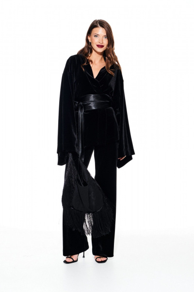 Кардиган ELLETTO LIFE 3917 черный - фото 6