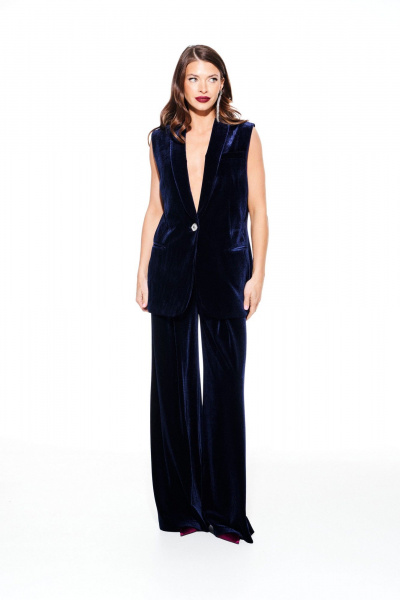 Жилет ELLETTO 3921 синий - фото 2