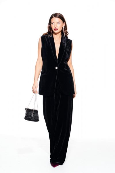 Жилет ELLETTO 3921 черный - фото 3