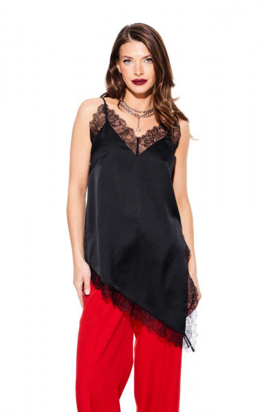 Блуза ELLETTO 3924 черный - фото 7