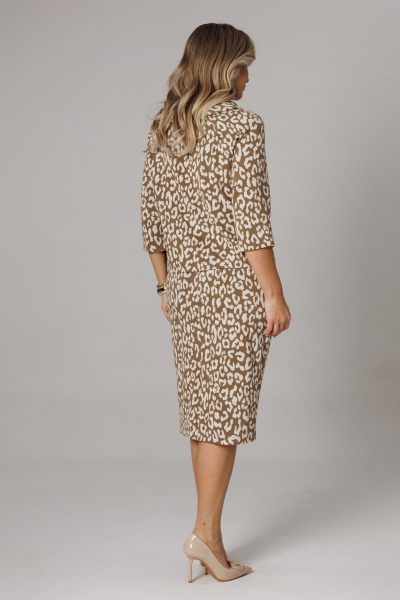 Блуза, юбка Anastasia 1303 кофейный_принт - фото 12