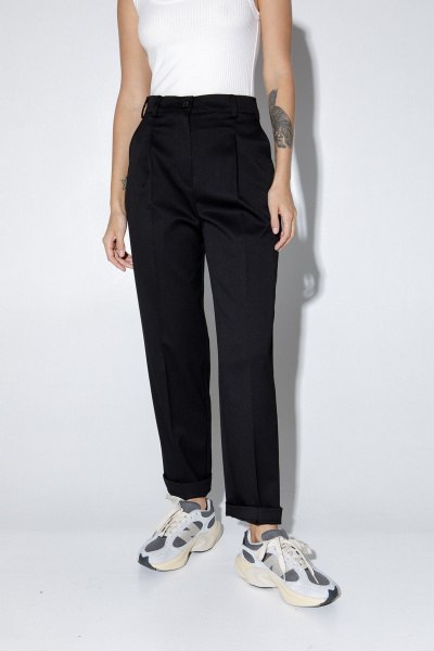 Брюки, джемпер PiRS 5245 бежевый+черный - фото 7