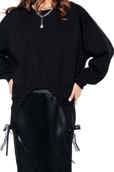 Свитшот ELLETTO 3929 черный - фото 5