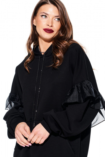 Толстовка ELLETTO 3930 черный - фото 6