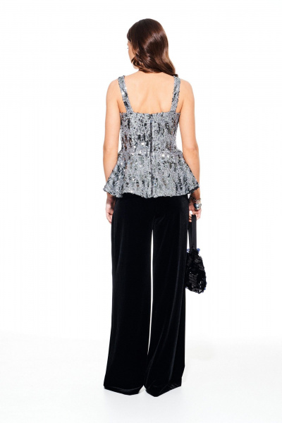 Блуза ELLETTO 3931 серый - фото 9