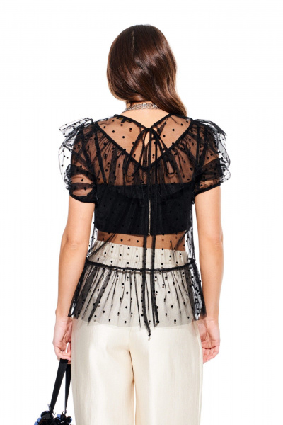 Блуза ELLETTO 3934 черный - фото 9