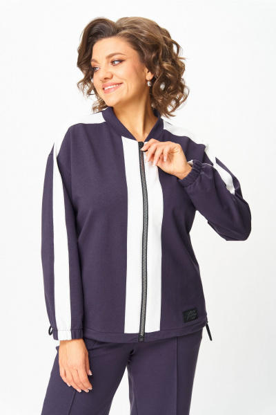 Брюки, джемпер Bonna Image 988 серо-фиолетовый - фото 8