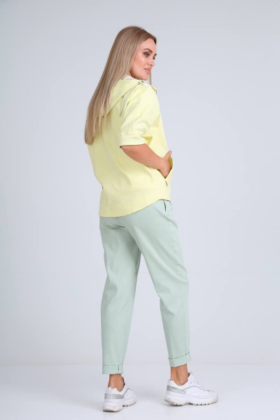 Брюки, куртка, топ Danaida 2024 лимонный+мята - фото 10
