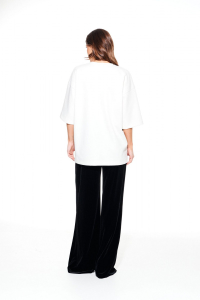 Джемпер ELLETTO 3937 молочный - фото 6