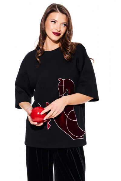 Джемпер ELLETTO 3937 черный - фото 6