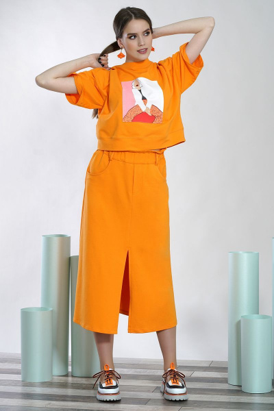 Блуза, юбка Alani Collection 1436 - фото 1