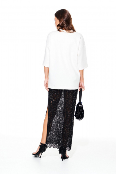 Джемпер ELLETTO 3938 молочный - фото 6