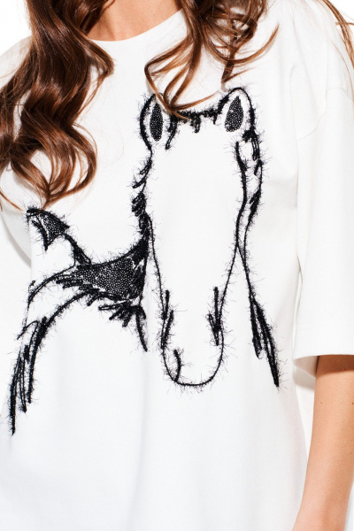 Джемпер ELLETTO 3938 молочный - фото 5