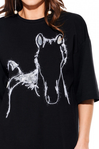 Джемпер ELLETTO 3938 черный - фото 7