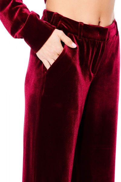 Брюки, жакет ELLETTO 5322 вишня - фото 8