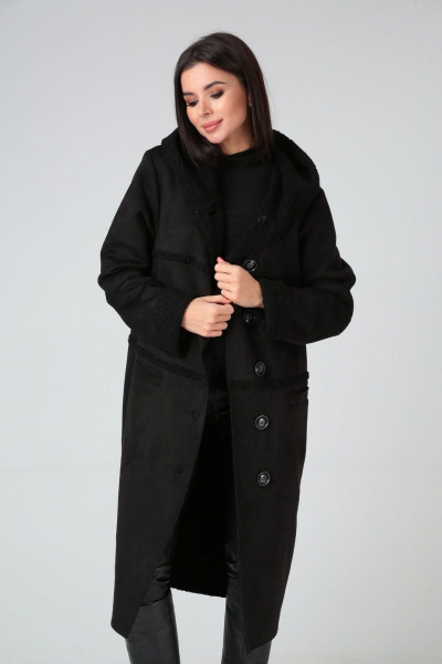 Пальто Диомант 1939 черный - фото 6