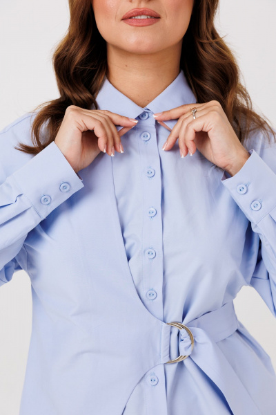 Рубашка Marshop М203 голубой - фото 27