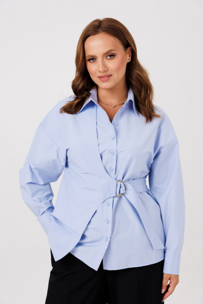 Рубашка Marshop М203 голубой - фото 16