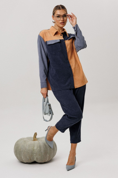 Брюки Anelli 1747 глубина_ночи - фото 5