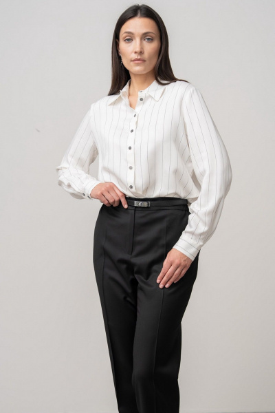 Блуза FASHION CENTRE В-4102 белый_в_полоску - фото 8