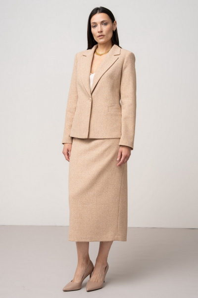 Жакет FASHION CENTRE Шр-4103 карамельный - фото 2