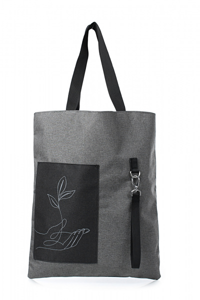 Сумка Galanteya 19821.25с2542к45 серый/черный - фото 2