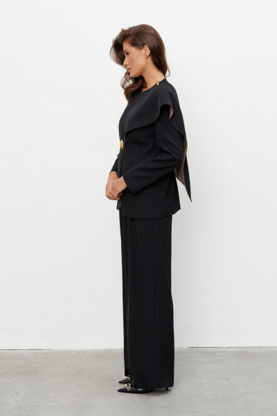 Брюки, жакет KaVaRi 8053 черный - фото 8