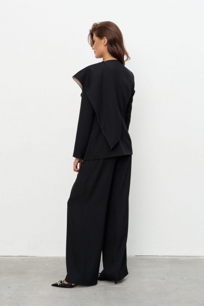 Брюки, жакет KaVaRi 8053 черный - фото 7