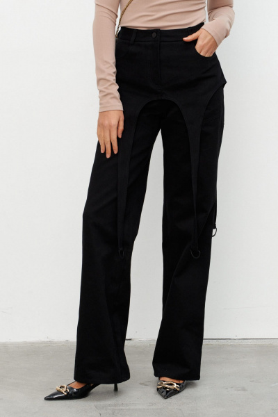 Брюки KaVaRi 3015 черный - фото 4