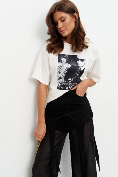 Футболка KaVaRi 4024 белый - фото 3