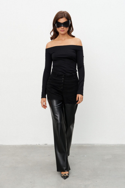 Джемпер KaVaRi 7007 черный - фото 7