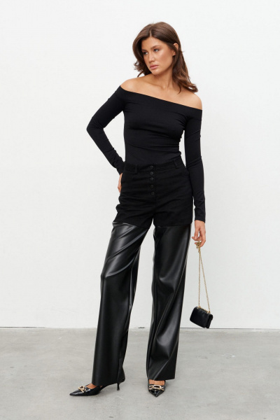 Джемпер KaVaRi 7007 черный - фото 4