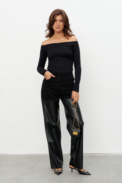 Джемпер KaVaRi 7007 черный - фото 1