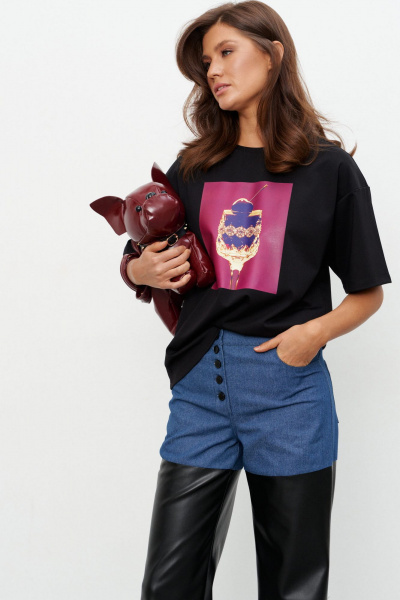 Футболка KaVaRi 4025 черный - фото 8