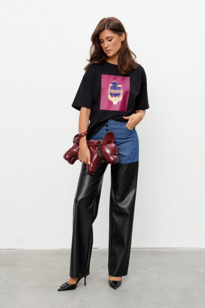 Футболка KaVaRi 4025 черный - фото 1