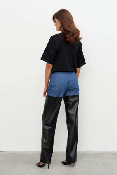 Брюки KaVaRi 3014.1 черно-синий - фото 13