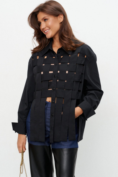 Брюки KaVaRi 3014.2 темно-синий_черный - фото 6