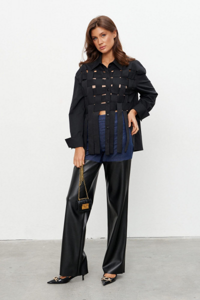 Брюки KaVaRi 3014.2 темно-синий_черный - фото 2